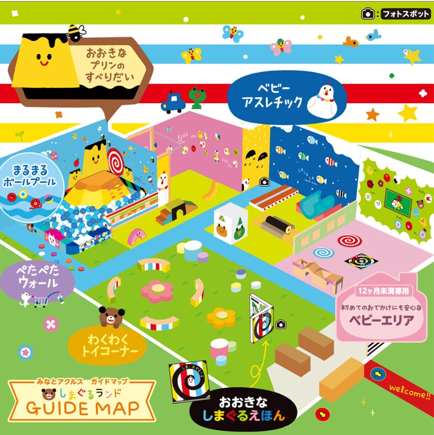 しまぐるランドみなとアクルス ガイドマップ