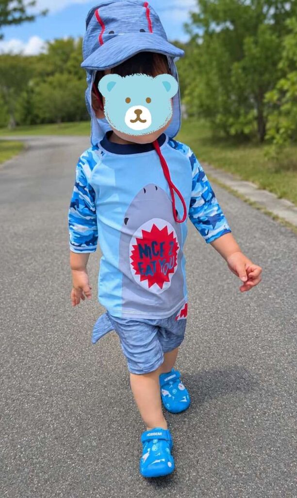 2歳水着三点セット